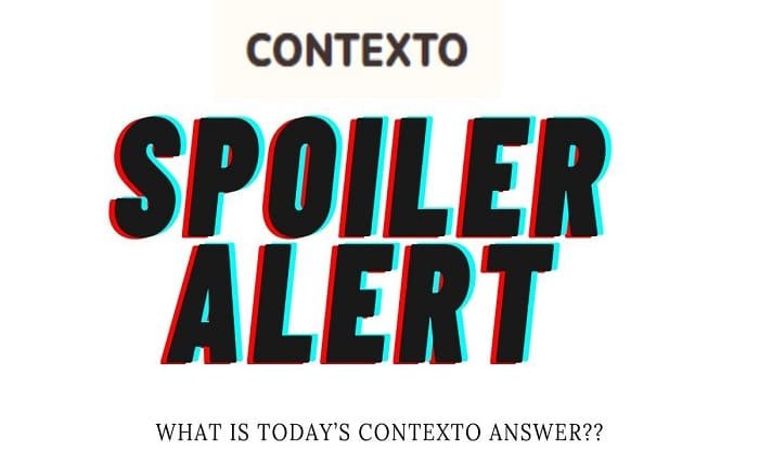 what is the contexto today